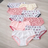 10 Calcinha Infantil Algodão Tradicional Menina Atacado