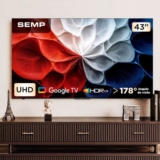 Smart Tv 43” Semp 43s62 Led Hva Google Tv Hdr Uhd 4k Hdmi