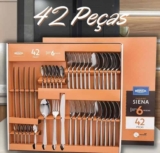 Brinox – Faqueiro Siena 42 Peças – Aço Inox