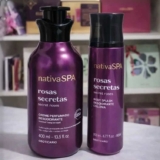 Combo Nativa Spa Rosas Secretas: Body Splash 200ml + Creme Perfumado Corporal 400ml