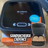 Grill Sanduicheira Cadence SAN400 Elétrica Chapa Misteira Tostex Tostequeira Hambúrguer Click