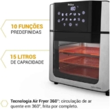 Fritadeira Air Fryer Oven Philco 15L Painel Digital PAF15A 127V
