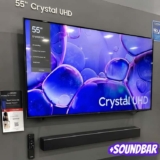 Samsung Combo Smart TV 55″ Crystal UHD 4K U8600F + Soundbar HW-B400F