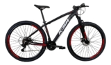 Bicicleta Aro 29 Ksw Xlt 2019 Alum Câmbios Shimano 21v Disco Cor Preto/vermelho Tamanho Do Quadro 19