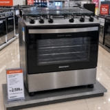 Fogão Brastemp 5 Bocas Cor Inox Com Turbo Chama – BFS5GDR 110V