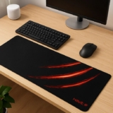 Havit Mouse Pad Grande 70 X 30 Cm Gamer, Hv-MP861, Movimento Suave e Preciso, Costurado, Preto