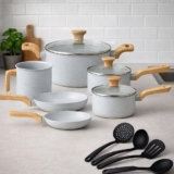 Conjunto de Panelas Mimo Style Pratic Cook Com 10 Peças Grafito, Com Utensílios