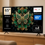 Smart Tv 65 65c6k 4k Qd-mini Led 144hz Com Google Tv Tcl