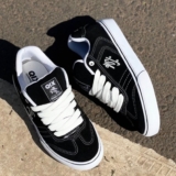 Tênis Qix Skate Chorão Park Preto Branco Unissex