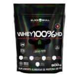 Whey Protein 100% HD Black Skull para Músculos Sabor Pistache 900g