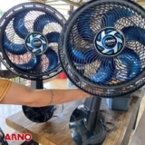 Ventilador de Parede Arno Xtreme Force Breeze 50cm VB51, 126W, 6 Pás, 3 Velocidades, Modo Sono Tranquilo, Oscilação 80º, 220V