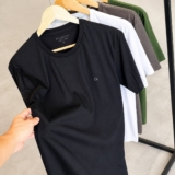 Camiseta Masculina Básica Slim Algodão – Várias Cores Ogochi