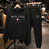 Conjunto Moletom Blusa Frio Calça Milanoitaly Abrigo Inverno