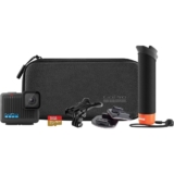 Gopro Hero Bundle – Kit Câmera de Ação Compacta 4K Com Acessórios, 12Mp, Estabilização Hypersmooth, À Prova D’Água