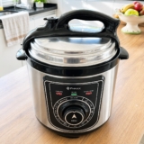 Panela De Pressão Elétrica Fmaxx Chef 4 Litros 800w Prateado 60hz