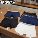 Kit Com 10 Cuecas Boxer Algodão Adulto Usee Brasil