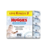 Lenço Umedecido Huggies Recém Nascido 192 Unidades