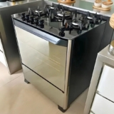 Fogão 5 Bocas Dako Magister Style Com Frente Espelhada Mesa de Vidro e Tripla Chama Bivolt
