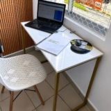 Mesa Home Office Escrivaninha Industrial Quarto Notebook