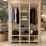 Closet Aberto Guarda Roupas Arara Cabideiro Com Prateleiras