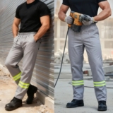 Calça Brim Pesado Reforçada Entre Pernas Trabalho Empresa