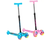 Patinete Infantil 3 Rodas De Led Dobrável Scooter Crianças