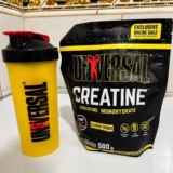 Suplemento Creatina Monohidratada 500g Refil + Coqueteleira – Universal Nutrition