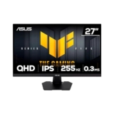 Monitor Gamer ASUS TUF 27″, QHD, 255Hz, 0.3ms, Fast IPS, G-Sync Comp, FreeSync Premium, HDR10, Som Integrado – VG27AQME5F