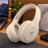Fone De Ouvido Headphone Dapon H02d Bluetooth 5.1 Over-ear 22 Horas De Bateria Bege