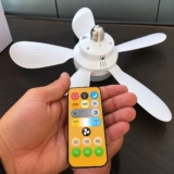 Lâmpada Ventilador Teto VT02 80w Led E27 Luz Frio Quente Bivolt