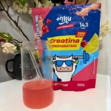 Creatina +Mu em pó sabor Limonada rosa x 500g