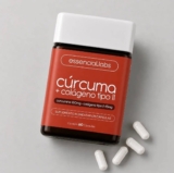 CÚRCUMA 130mg + COLÁGENO Tipo Ii 45mg – Fórmula com Máxima Concentração e Pureza – 60 Cápsulas