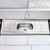 Pia de Cozinha Inox 120x52cm Ghel Plus – 00823/120