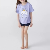 Pijama Infantil Menina Curto Com Estampa