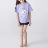 Pijama Infantil Menina Curto Com Estampa
