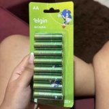 Pilha Alcalina AA com 16 unidades Elgin Comum