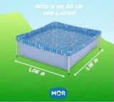Piscina com Armação 400 Litros 106 x 115 x 33CM MOR
