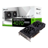 Placa de Vídeo RTX 4070 SUPER Gaming Verto OC Dual Fan PNY NVIDIA GeForce, 12GB GDDR6X, DLSS 3, Ray Tracing – VCG4070S12DFXPB1-O