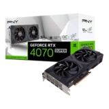 Placa de Vídeo RTX 4070 SUPER Gaming Verto OC Dual Fan PNY NVIDIA GeForce, 12GB GDDR6X, DLSS 3, Ray Tracing – VCG4070S12DFXPB1-O