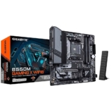 Placa Mãe Gigabyte B550M GAMING X WIFI6, AMD AM4, Micro ATX, DDR4, RGB, Wi-Fi 6, Bluetooth, Preto – B550M GAMING X WIFI6