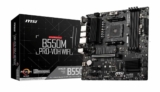 Placa-Mãe MSI B550M PRO-VDH WIFI AM4 mATX – Suporte Ryzen, DDR4, Wi-Fi Integrado, M.2 NVMe, HDMI/DP/VGA, USB 3.2, Ideal para PC Gamer e Profissional