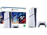 PlayStation 5 Slim Disk 1TB 1 Controle Branco Sony com 2 Jogos