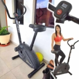 Polimet POLI-163 – Bicicleta Ergométrica, tração mecânica, Preto