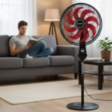 POLISHOP Ventilador de Coluna 8 Pás Silencioso de 180W