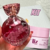 Presente Dia Das Mães Liz Flora: Colônia 100ml + 250g + Caixa De Presente