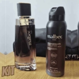 Presente Dia Dos Pais Malbec Icon: Colônia 100ml + 75g/125ml + Caixa De Presente