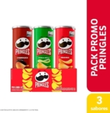 Pringles Pack Promo 3 Sabores Original Creme e Cebola e Churrasco 3 Latas