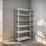 Promocao Estante Aço Cinza 5 Bandejas 30x90cm 150kg