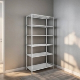 Promocao Estante Aço Cinza 5 Bandejas 30x90cm 150kg