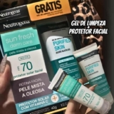 Promopack Compre NEUTROGENA SUN FRESH Derm Care FPS 70 SEM COR e ganhe Gel de Limpeza NEUTROGENA PURIFIED SKIN 60g